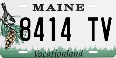 ME license plate 8414TV