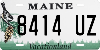 ME license plate 8414UZ