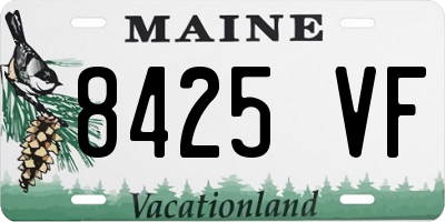 ME license plate 8425VF