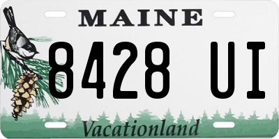 ME license plate 8428UI