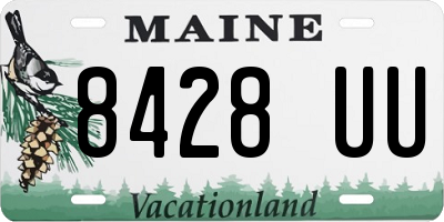 ME license plate 8428UU