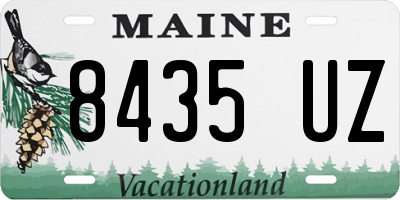 ME license plate 8435UZ