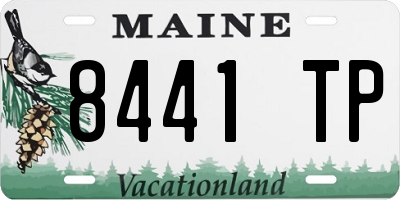 ME license plate 8441TP