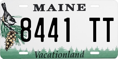 ME license plate 8441TT