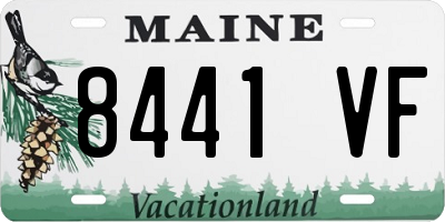 ME license plate 8441VF