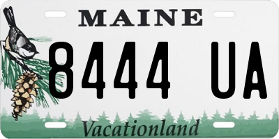 ME license plate 8444UA