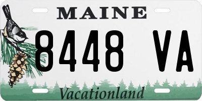 ME license plate 8448VA
