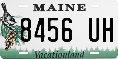 ME license plate 8456UH