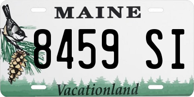 ME license plate 8459SI