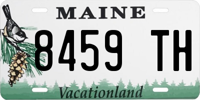 ME license plate 8459TH