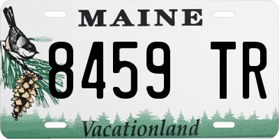 ME license plate 8459TR