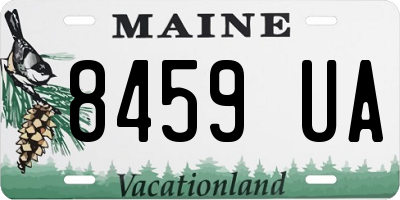 ME license plate 8459UA