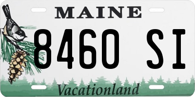 ME license plate 8460SI