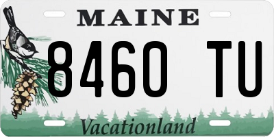 ME license plate 8460TU