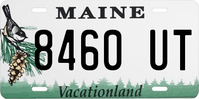 ME license plate 8460UT