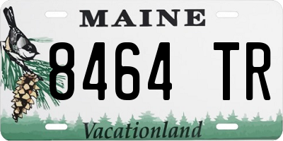 ME license plate 8464TR