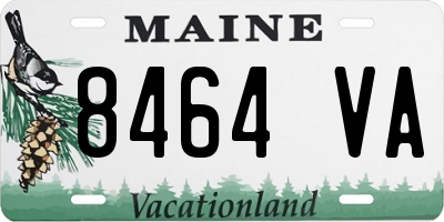 ME license plate 8464VA