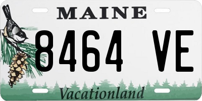 ME license plate 8464VE