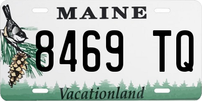 ME license plate 8469TQ