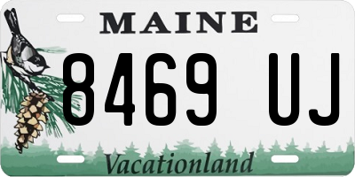ME license plate 8469UJ