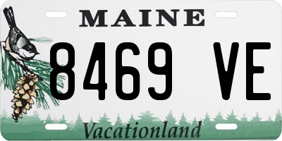 ME license plate 8469VE
