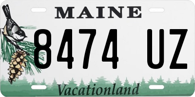 ME license plate 8474UZ