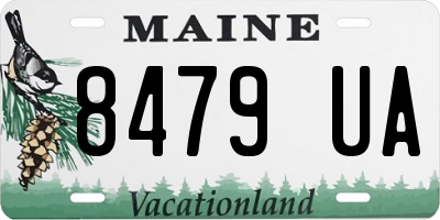 ME license plate 8479UA