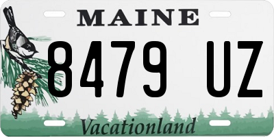 ME license plate 8479UZ