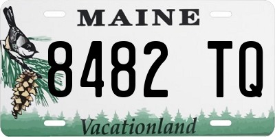 ME license plate 8482TQ