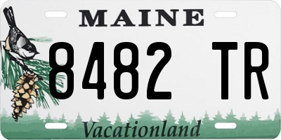 ME license plate 8482TR