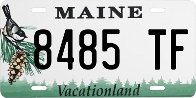 ME license plate 8485TF