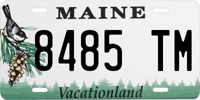 ME license plate 8485TM