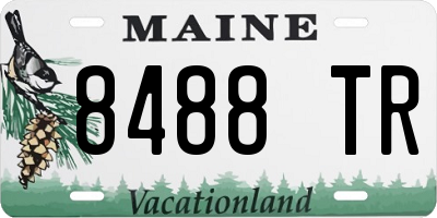 ME license plate 8488TR