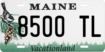ME license plate 8500TL