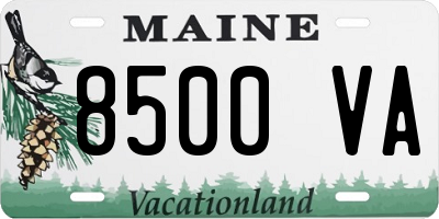 ME license plate 8500VA