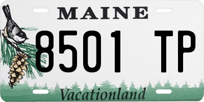 ME license plate 8501TP