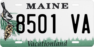 ME license plate 8501VA