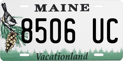 ME license plate 8506UC