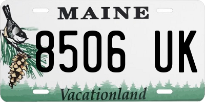 ME license plate 8506UK