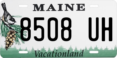 ME license plate 8508UH
