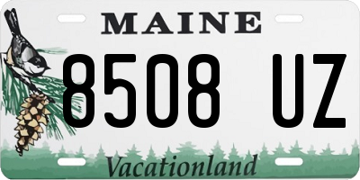 ME license plate 8508UZ