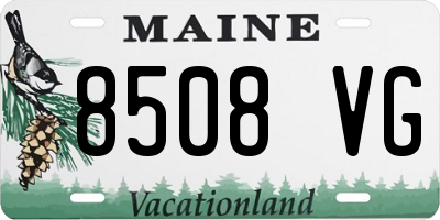 ME license plate 8508VG