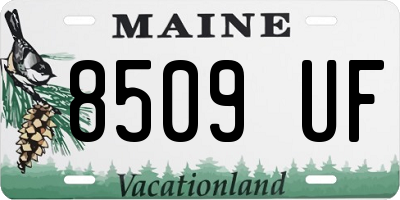 ME license plate 8509UF