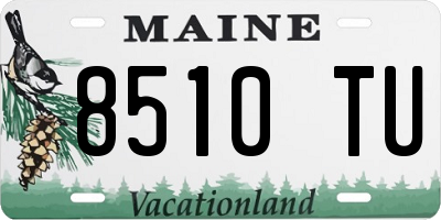 ME license plate 8510TU