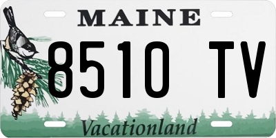 ME license plate 8510TV