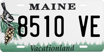 ME license plate 8510VE