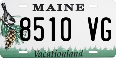 ME license plate 8510VG