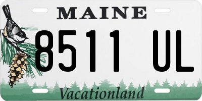 ME license plate 8511UL