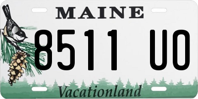ME license plate 8511UO