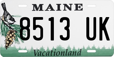 ME license plate 8513UK